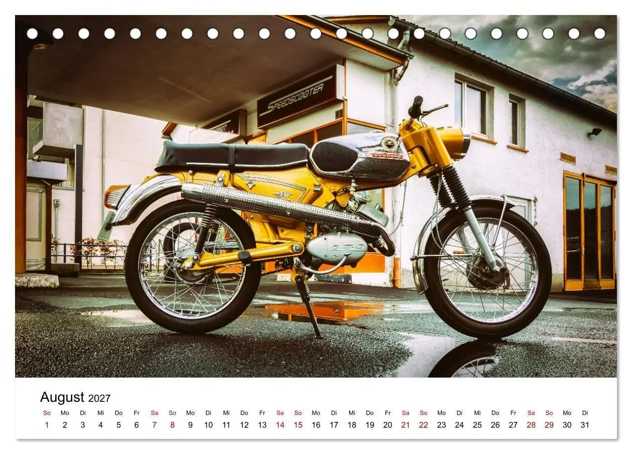 Bild: 9783569180611 | Zündapp-Träume (Tischkalender 2027 DIN A5 quer), CALVENDO...