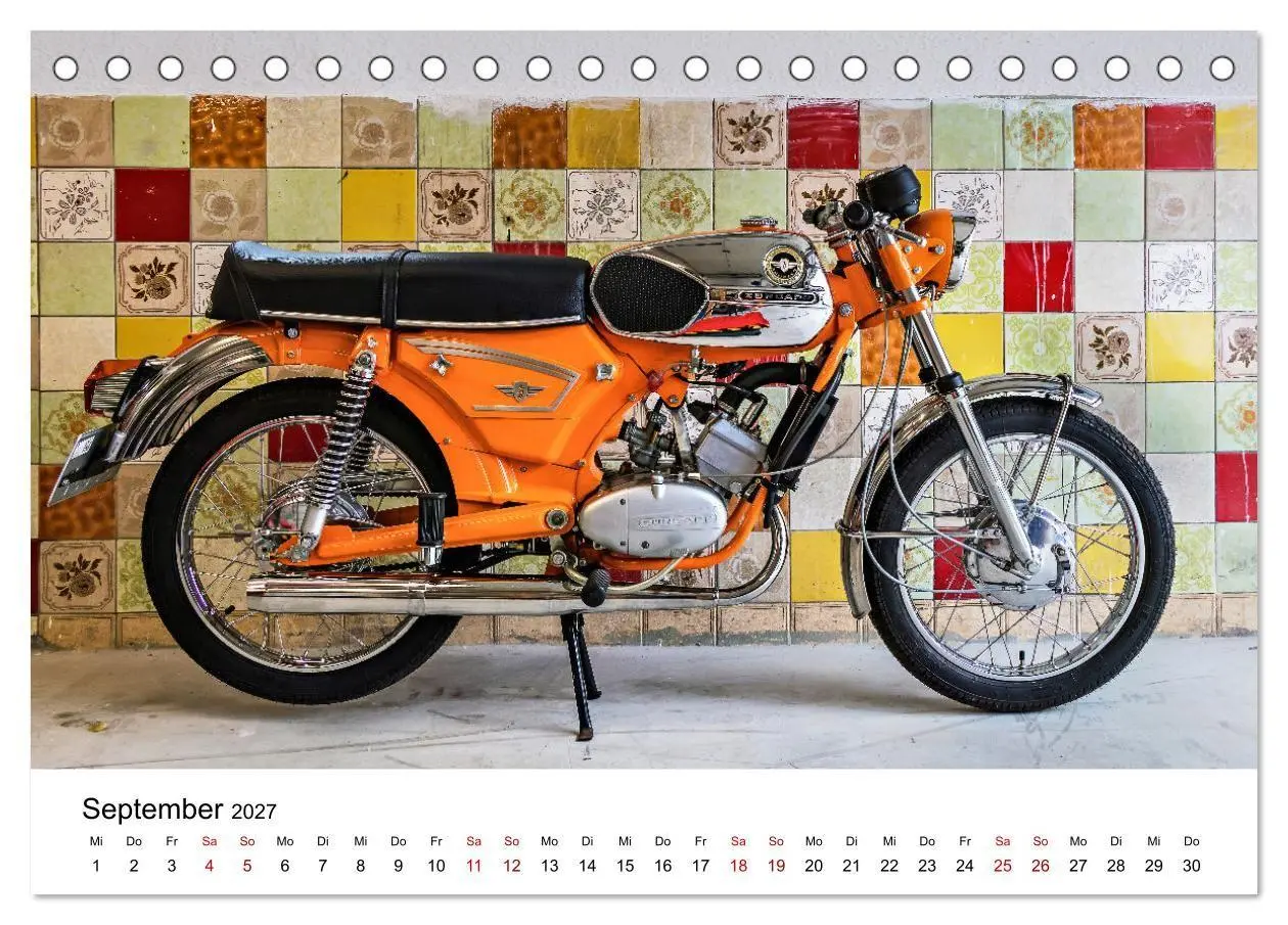 Bild: 9783569180611 | Zündapp-Träume (Tischkalender 2027 DIN A5 quer), CALVENDO...
