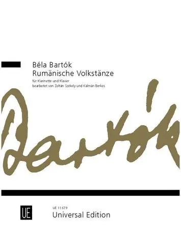 Cover: 9783702420611 | Rumänische Volkstänze | für Klarinette und Klavier. | Kálmán Berkes