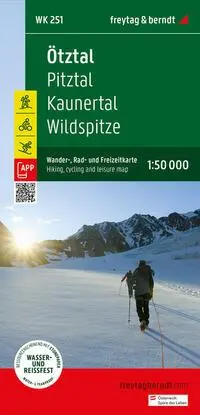 Cover: 9783707920611 | Ötztal, Wander-, Rad- und Freizeitkarte 1:50.000, freytag &amp; berndt,...