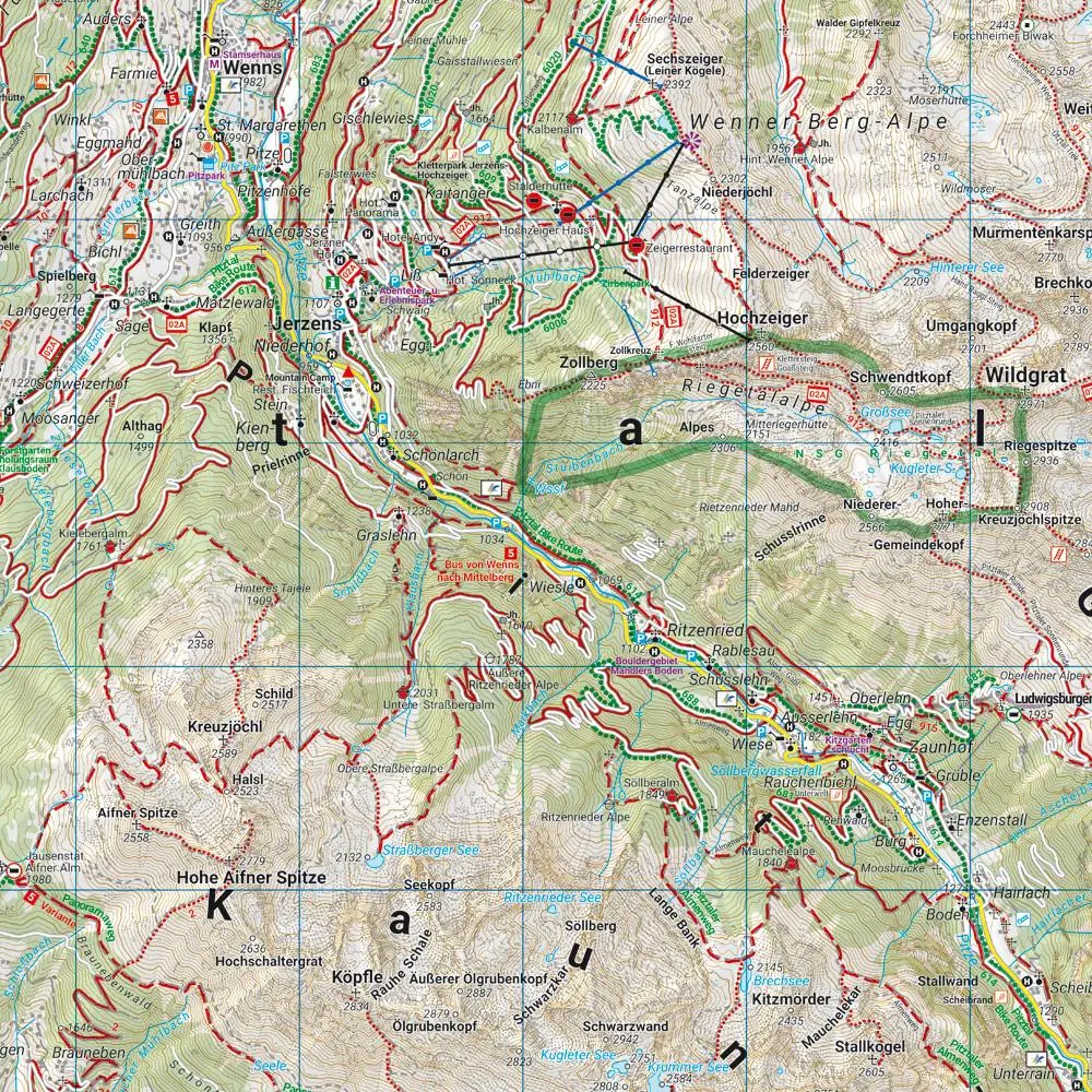 Bild: 9783707920611 | Ötztal, Wander-, Rad- und Freizeitkarte 1:50.000, freytag &amp; berndt,...