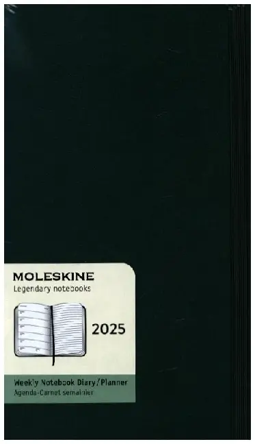 Cover: 8056999270711 | Moleskine 12 Monate Wochen Notizkalender 2025, Large/A5 | Buch | 2025