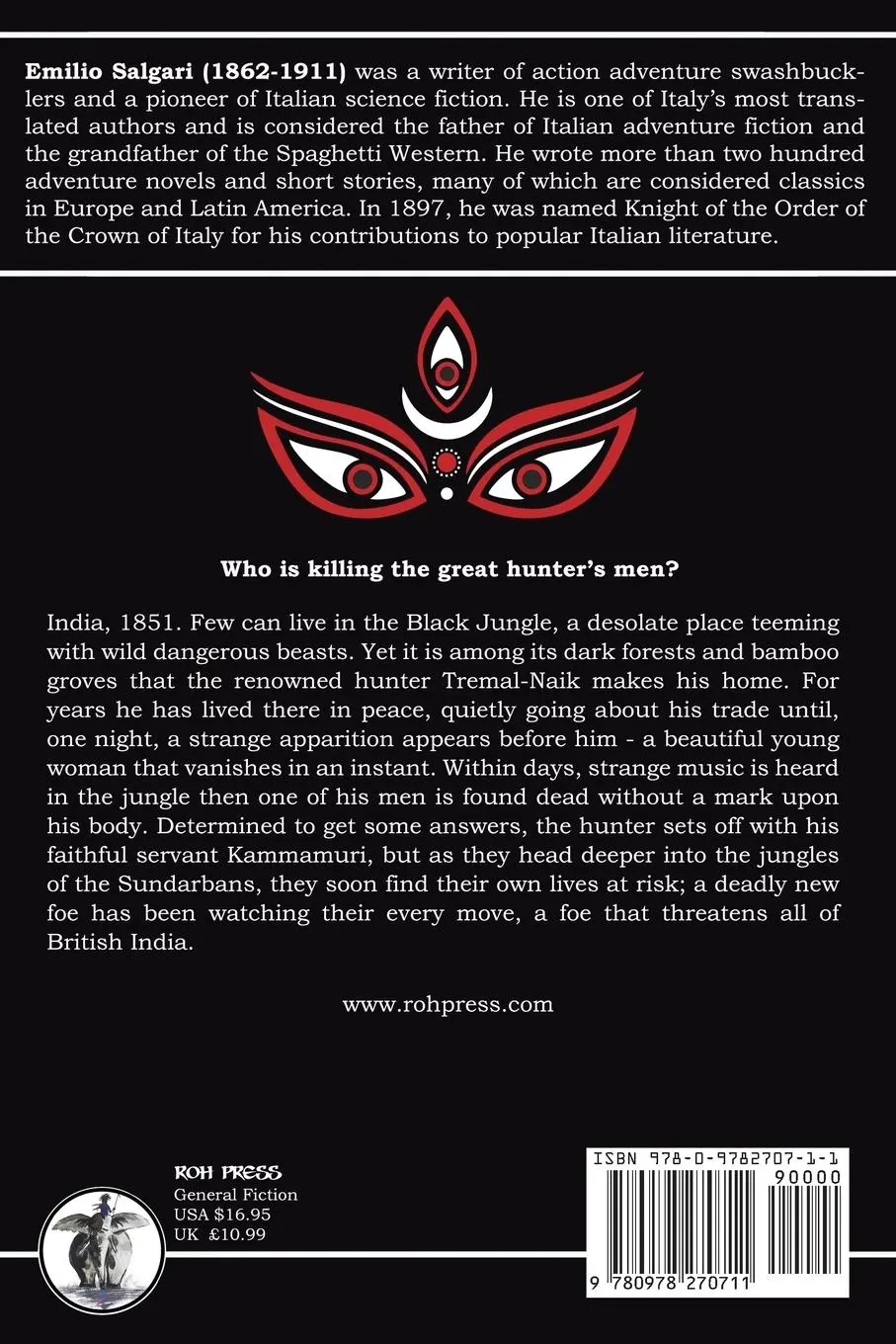 Rückseite: 9780978270711 | The Mystery of the Black Jungle | Emilio Salgari | Taschenbuch | 2013