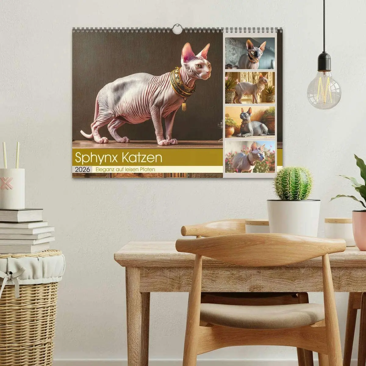 Bild: 9783457990711 | Sphinx Katzen. Eleganz auf leisen Pfoten (Wandkalender 2026 DIN A3...