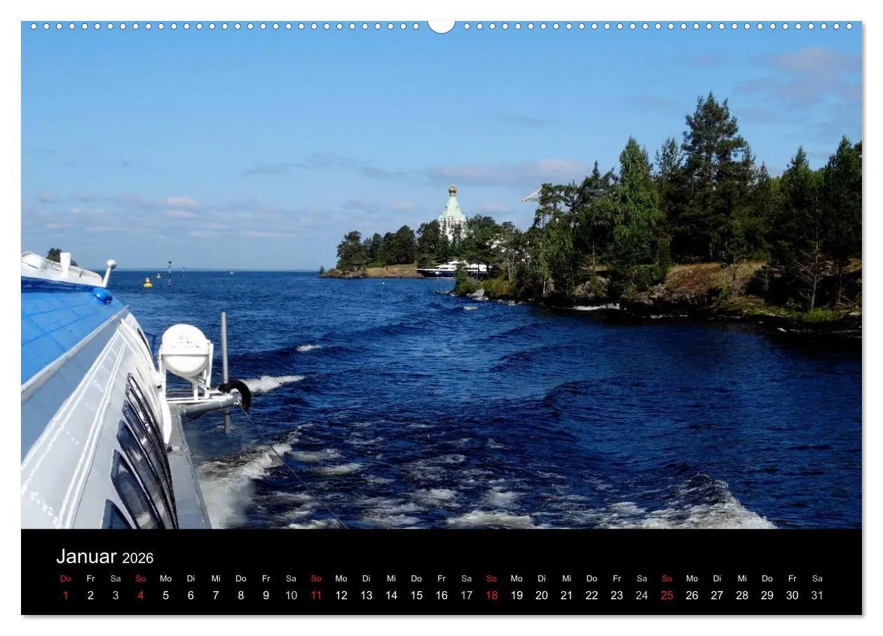 Bild: 9783516080711 | KLOSTERINSEL VALAAM 2026 (hochwertiger Premium Wandkalender 2026...