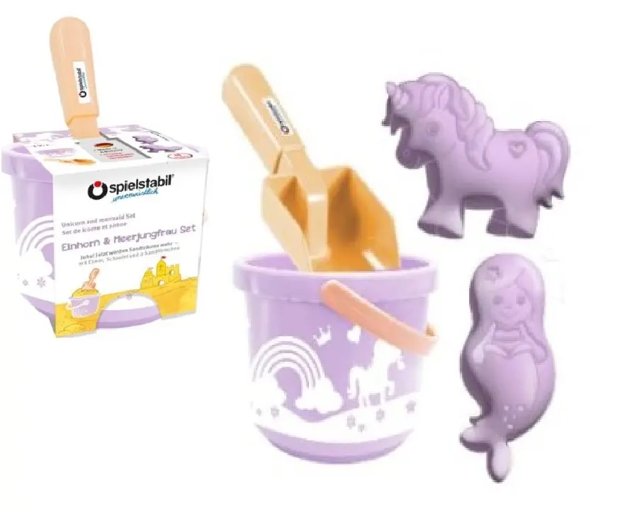 Cover: 4007275050811 | Spielstabil 5081 - Einhorn &amp; Meerjungfrau-Set 4-teilig, Sand-Set...
