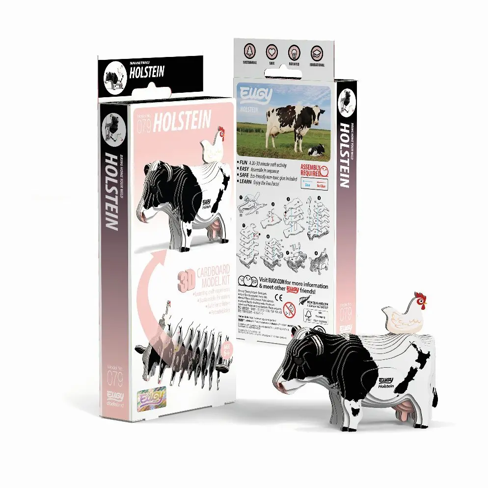 Cover: 9421035150811 | 3D Bastelset Holstein Kuh (MQ6) | Kit (Bastelset) | 650079 | 2022