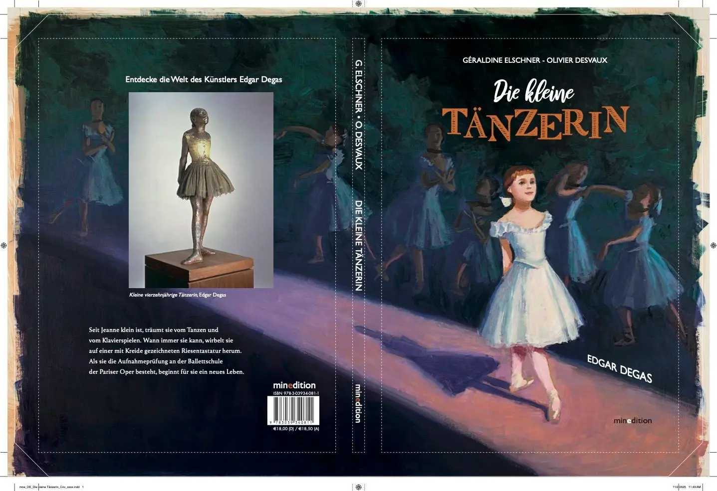 Rückseite: 9783039340811 | Die kleine Tänzerin | Géraldine Elschner | Buch | 32 S. | Deutsch