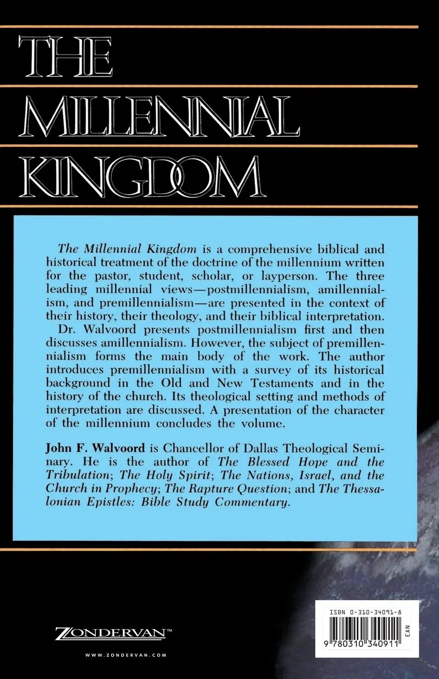 Rückseite: 9780310340911 | The Millennial Kingdom | A Basic Text in Premillennial Theology | Buch
