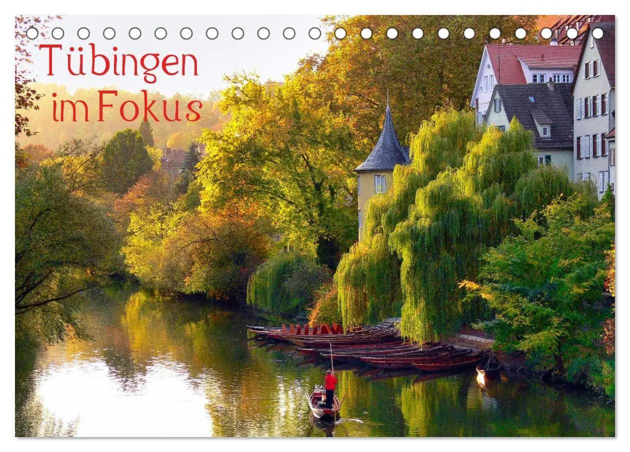Cover: 9783457420911 | Tübingen im Fokus (Tischkalender 2026 DIN A5 quer), CALVENDO...