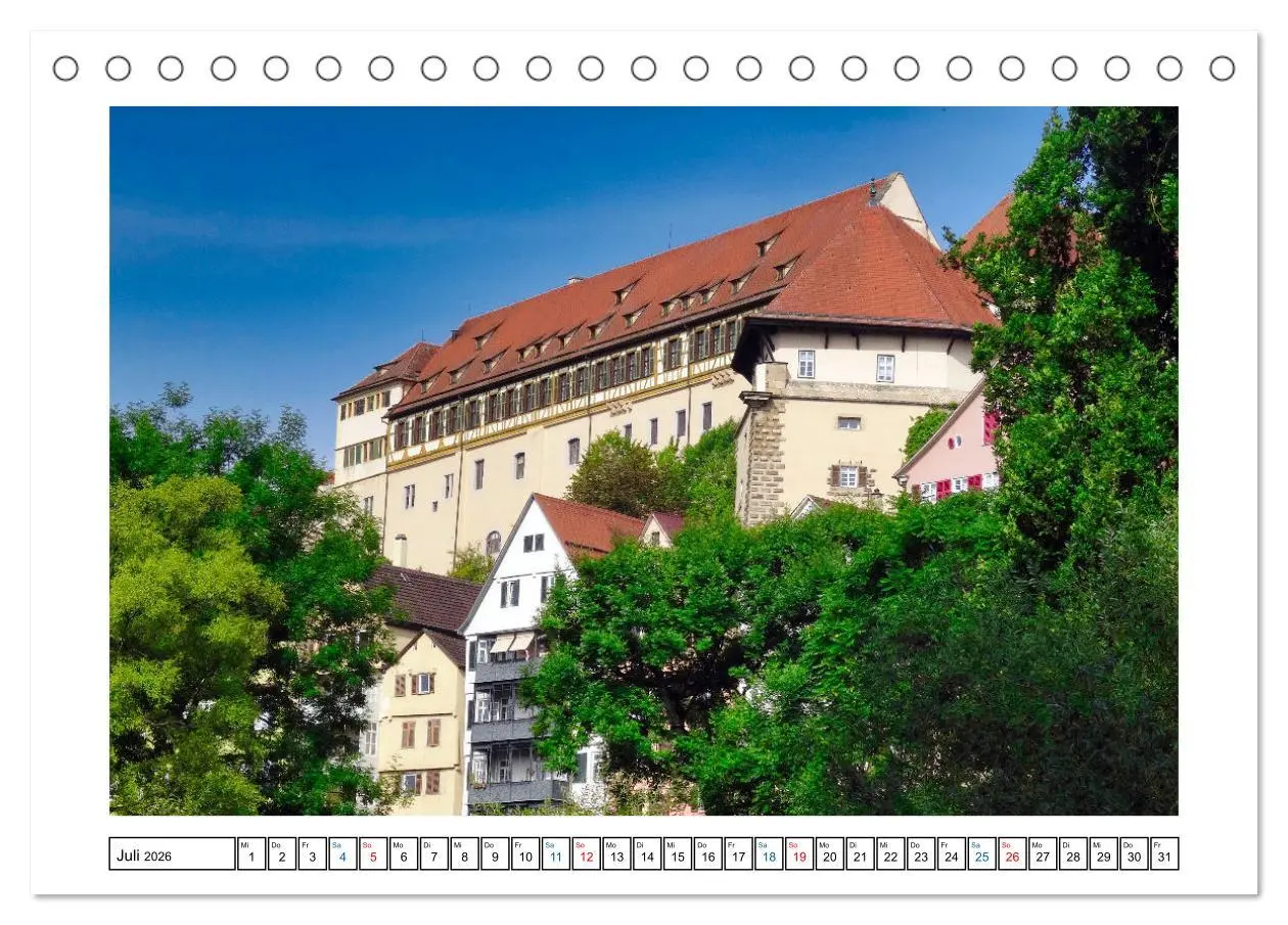 Bild: 9783457420911 | Tübingen im Fokus (Tischkalender 2026 DIN A5 quer), CALVENDO...