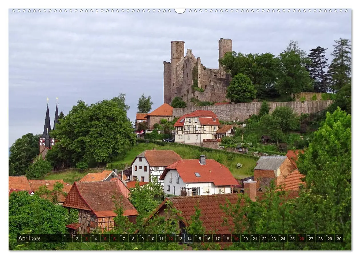 Bild: 9783516060911 | Wunderbares Thüringen - Burgen (Wandkalender 2026 DIN A2 quer),...