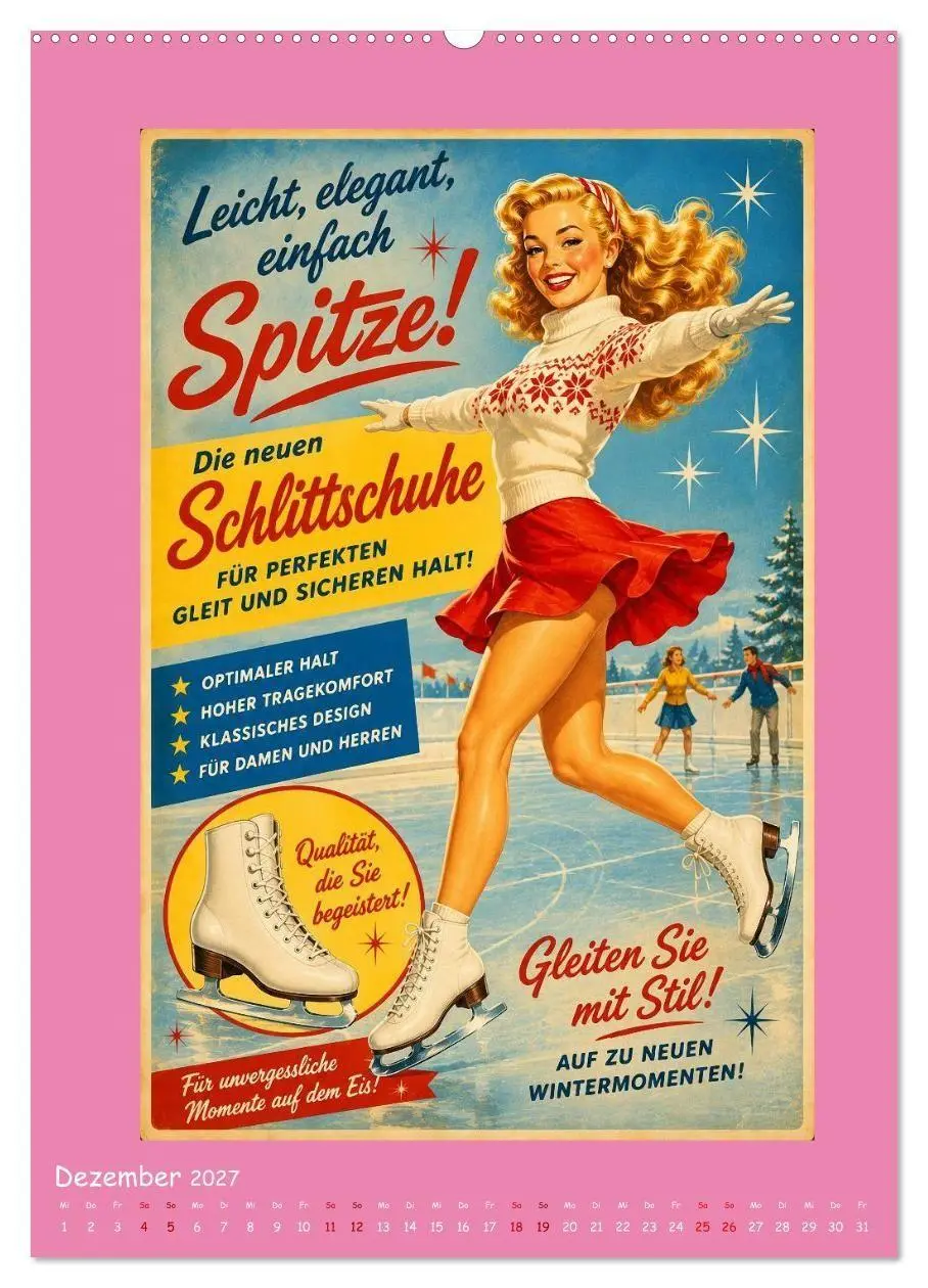 Bild: 9783594350911 | Retro-Reklame (Wandkalender 2027 DIN A2 hoch), CALVENDO Monatskalender