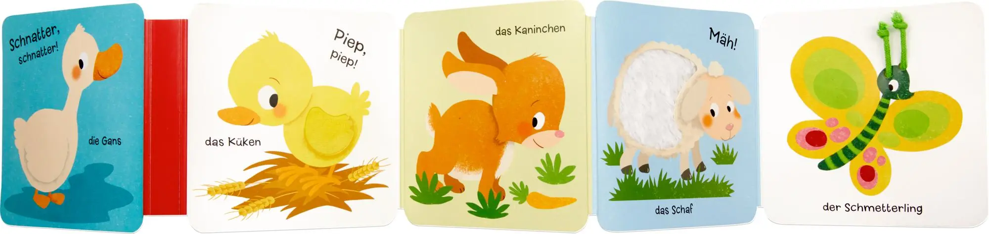 Bild: 9783649650911 | Mein Fühl-Leporello: Kribbelkrabbel | Sabine Kraushaar | Buch | 10 S.