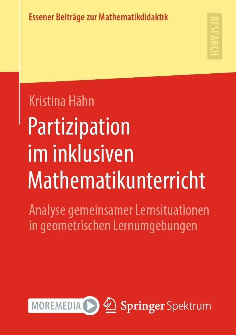 Cover: 9783658320911 | Partizipation im inklusiven Mathematikunterricht | Kristina Hähn | xxi