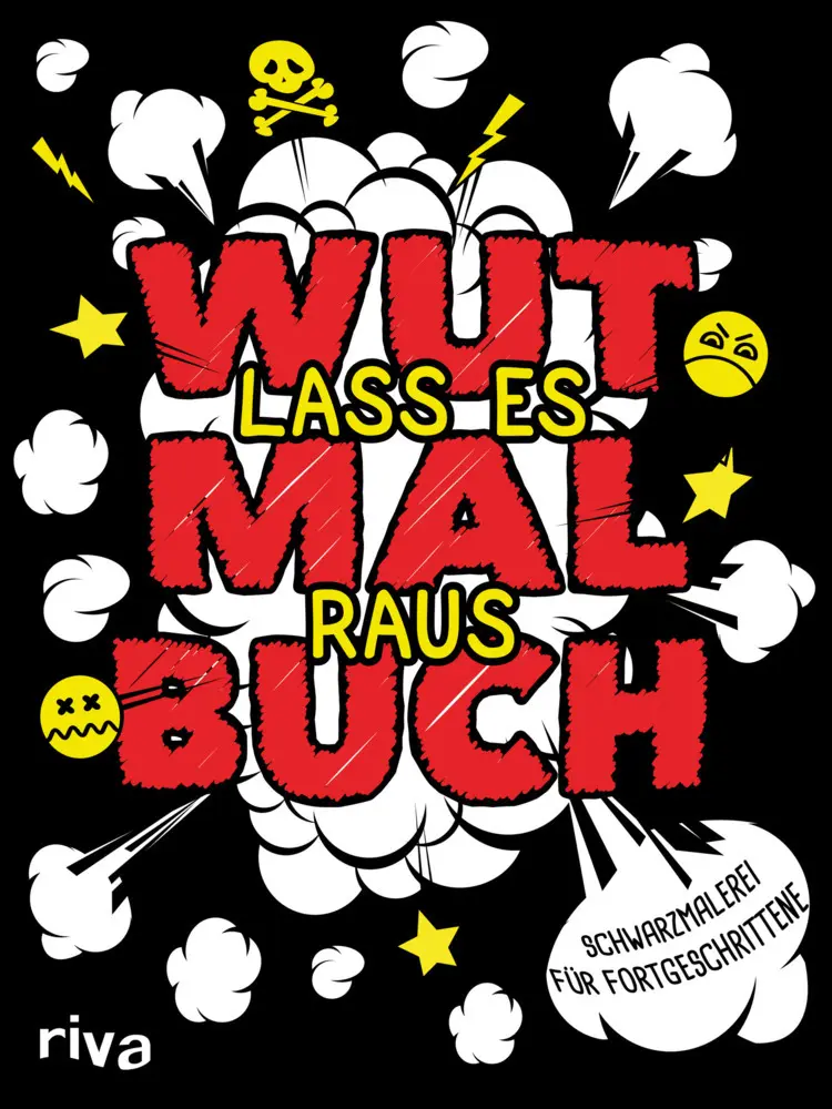 Cover: 9783742300911 | Das Wutmalbuch | Lass es raus. Schwarzmalerei für Fortgeschrittene