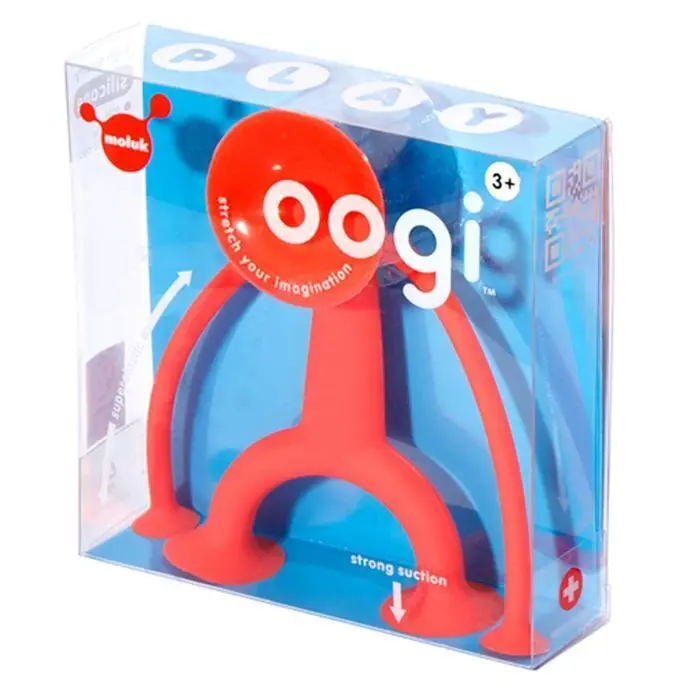 Moluk Oogi Elastische Spielfigur Rot (MQ6)