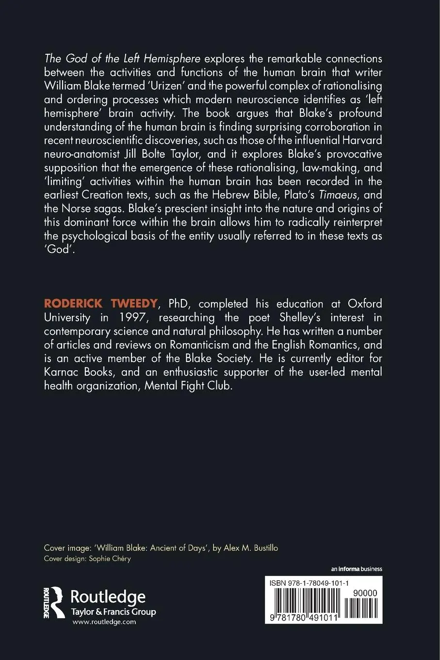 Rückseite: 9781780491011 | The God of the Left Hemisphere | Roderick Tweedy | Taschenbuch | 2013