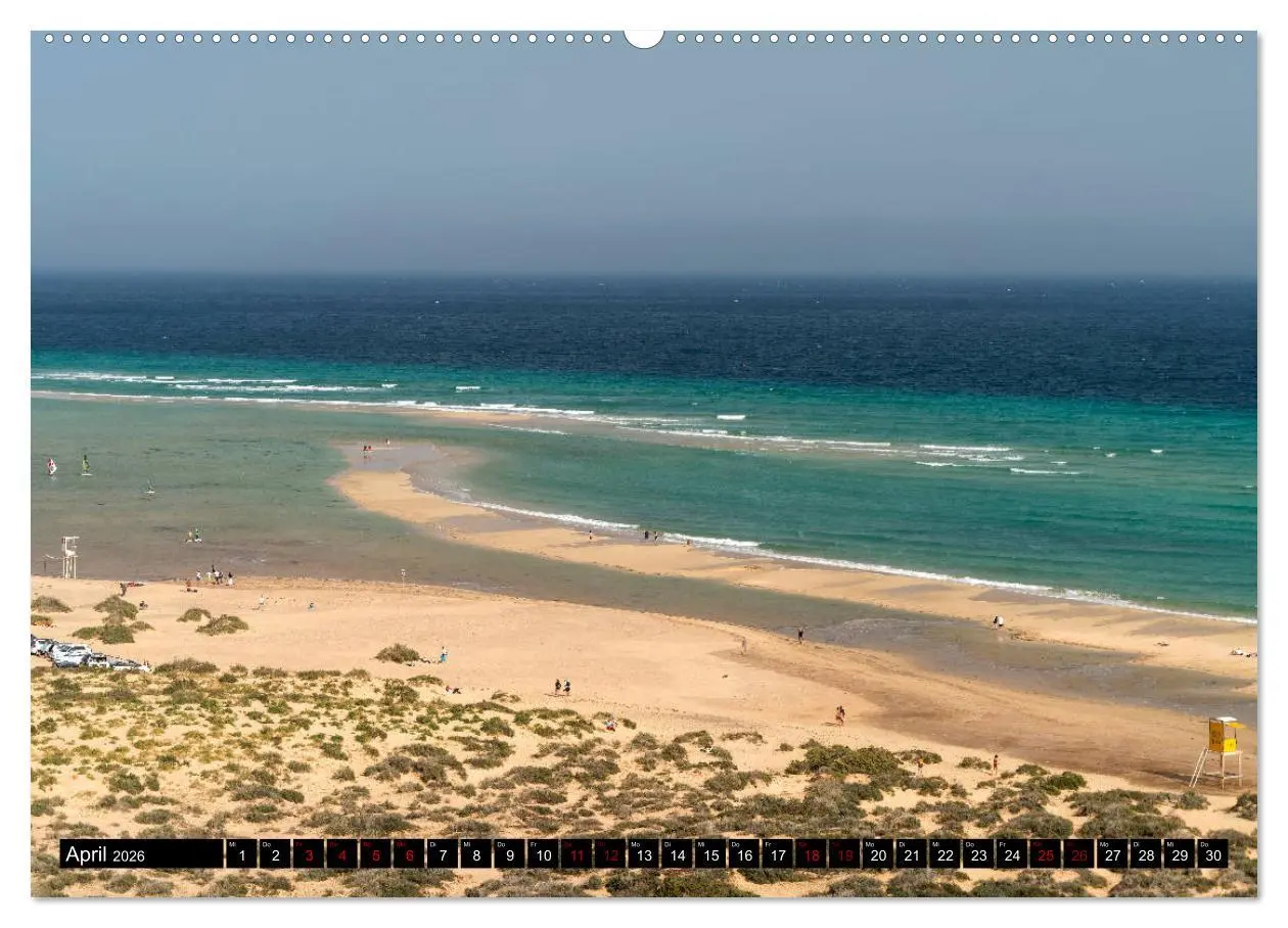 Bild: 9783457861011 | Fuerteventura (Wandkalender 2026 DIN A2 quer), CALVENDO Monatskalender