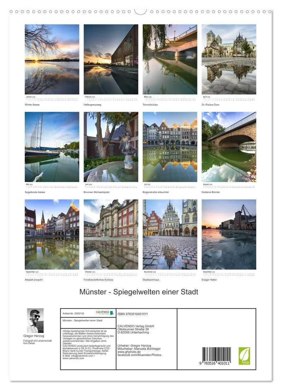 Bild: 9783516401011 | Münster - Spiegelwelten einer Stadt (hochwertiger Premium...