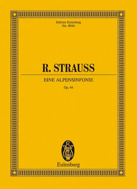 Cover: 9783795761011 | Eine Alpensinfonie | op. 64. TrV 233. Orchester. Studienpartitur.