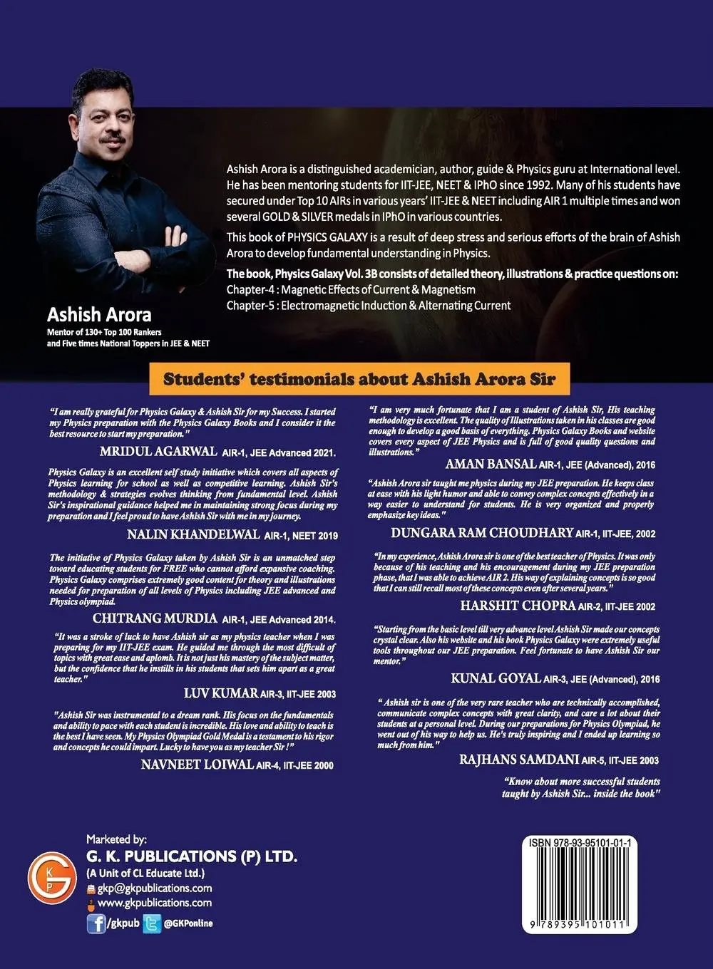 Rückseite: 9789395101011 | Physics Galaxy | Ashish Arora | Taschenbuch | Englisch | 2023