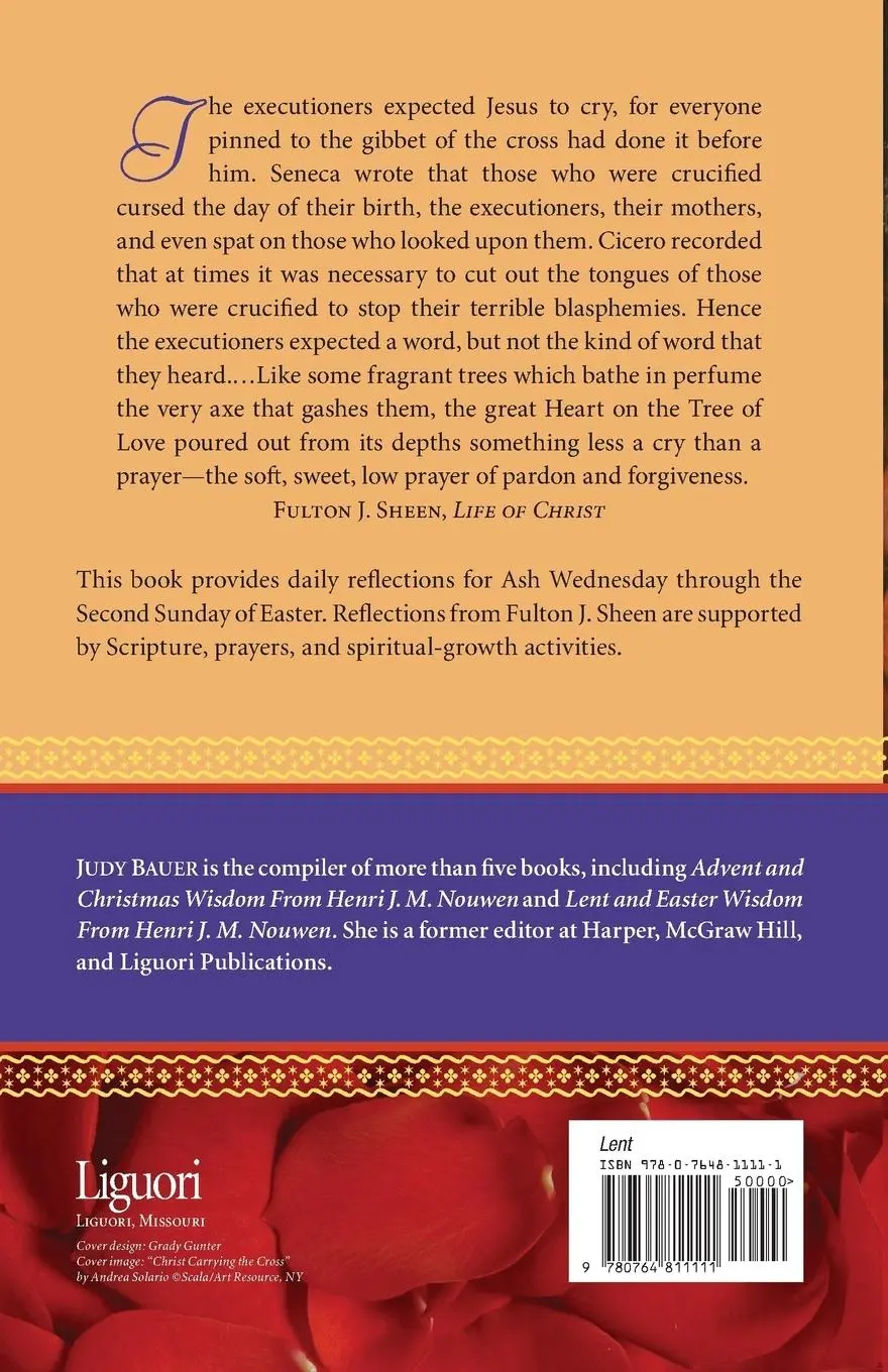 Rückseite: 9780764811111 | Lent and Easter Wisdom from Fulton J. Sheen | Publication (u. a.)