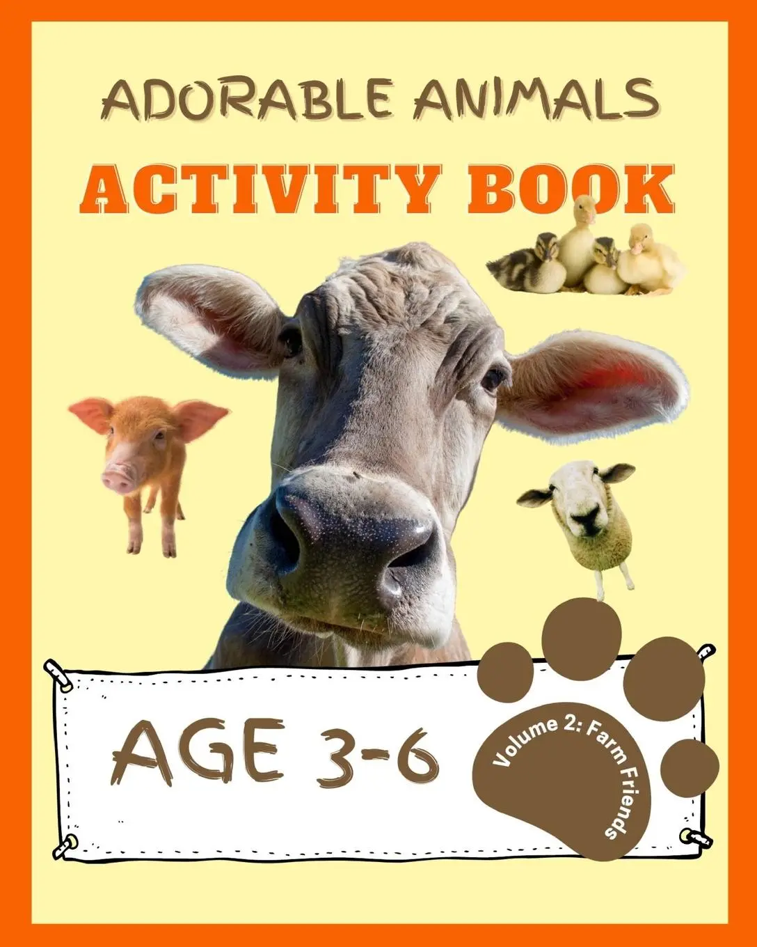 Cover: 9782970151111 | Adorable Animals Activity Book Volume 2 | Farm Friends | Taschenbuch
