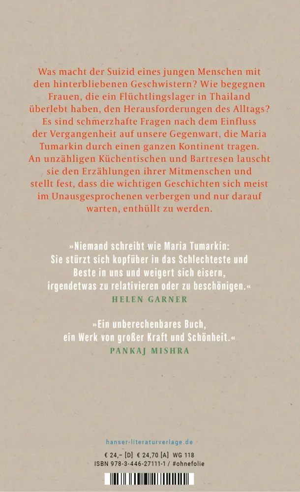 Bild: 9783446271111 | Gewissheiten | Maria Tumarkin | Buch | 256 S. | Deutsch | 2021