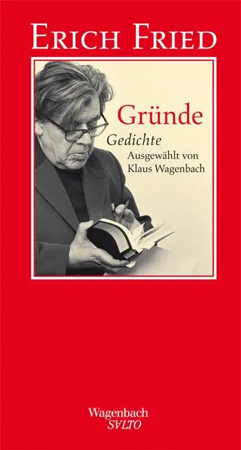 Cover: 9783803111111 | Gründe | Gesammelte Gedichte | Erich Fried | Buch | Salto | 165 S.