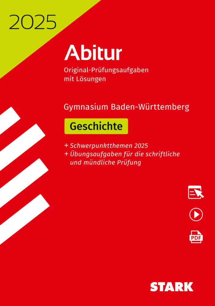 Cover: 9783849061111 | STARK Abiturprüfung BaWü 2025 - Geschichte, m. 1 Buch, m. 1 Beilage
