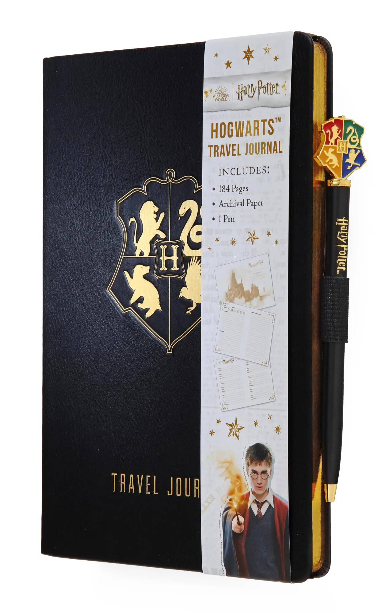 Cover: 9798886631111 | Harry Potter: Hogwarts Travel Journal with Pen | Insight Editions