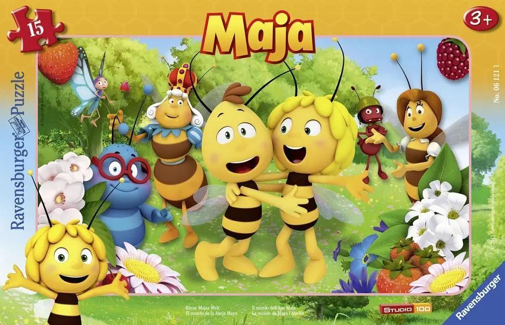 Bild: 4005556061211 | AT: Biene Maja. Rahmenpuzzle 15 Teile | Spiel | Rahmenpuzzle | 06121