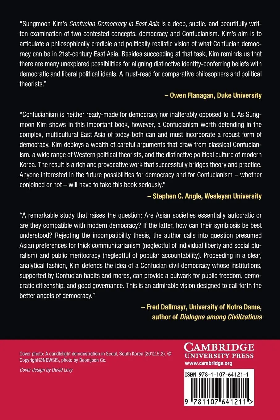 Rückseite: 9781107641211 | Confucian Democracy in East Asia | Sungmoon Kim | Taschenbuch | 2014