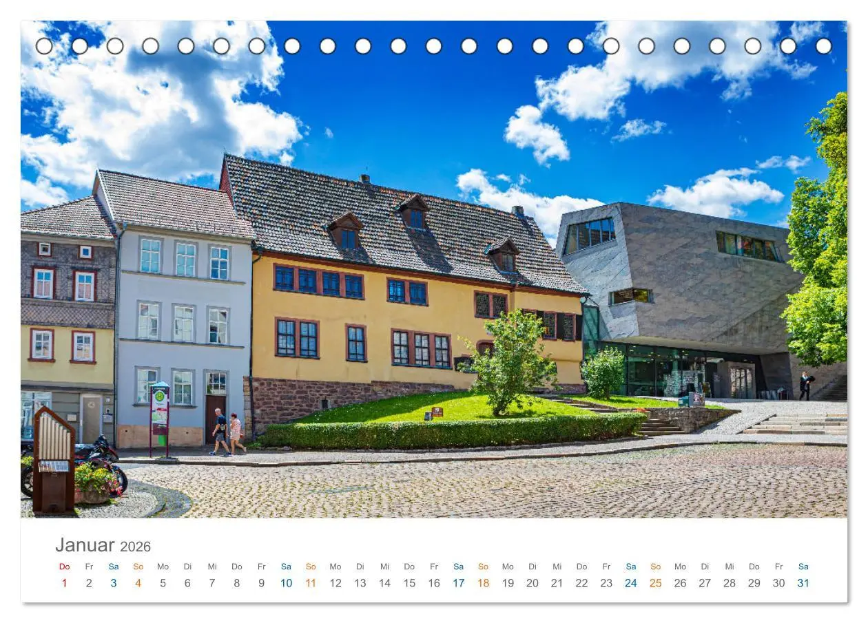 Bild: 9783457391211 | Eisenach - zu Füßen der Wartburg (Tischkalender 2026 DIN A5 quer),...