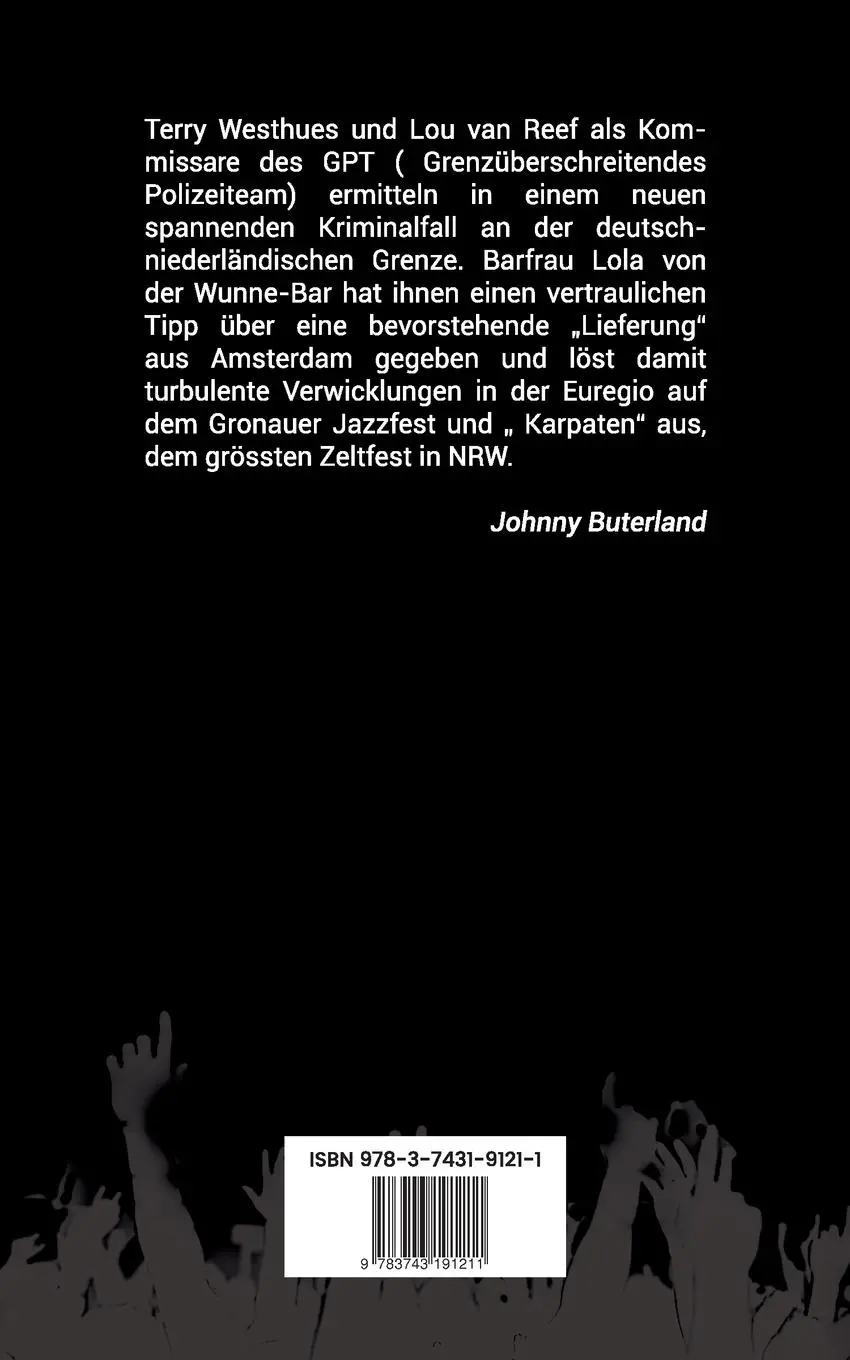 Rückseite: 9783743191211 | Karpaten-Jazz | Der Euregiokrimi | Johnny Buterland | Taschenbuch