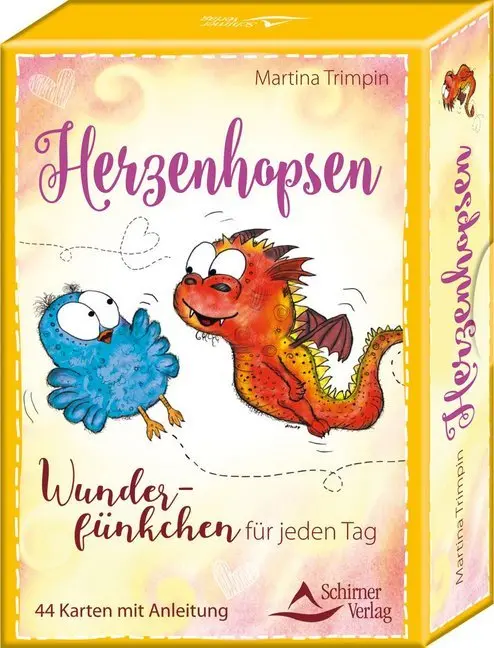 Cover: 9783843491211 | Herzenhopsen - Wunderfünkchen für jeden Tag | 44 Karten mit Anleitung