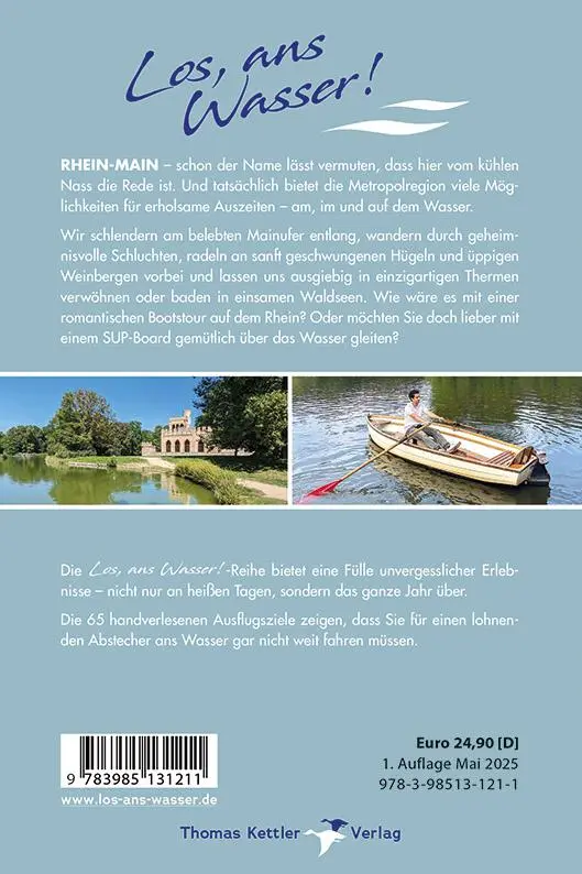 Rückseite: 9783985131211 | Los, ans Wasser! Rhein-Main | Kristin Berschet (u. a.) | Taschenbuch