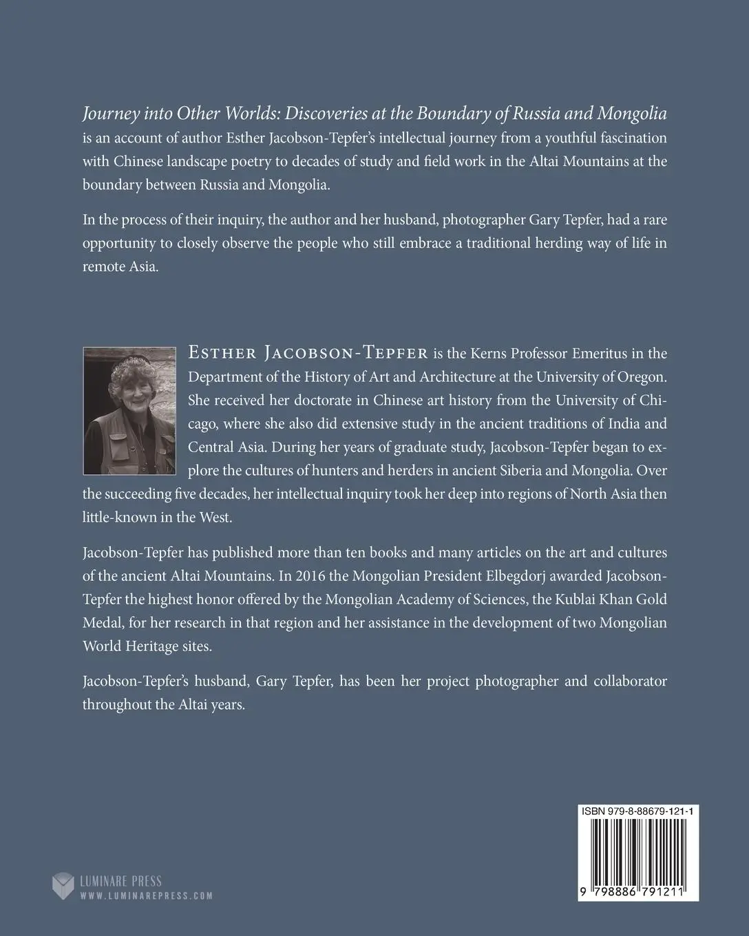 Rückseite: 9798886791211 | Journey into Other Worlds | Esther Jacobson-Tepfer | Taschenbuch