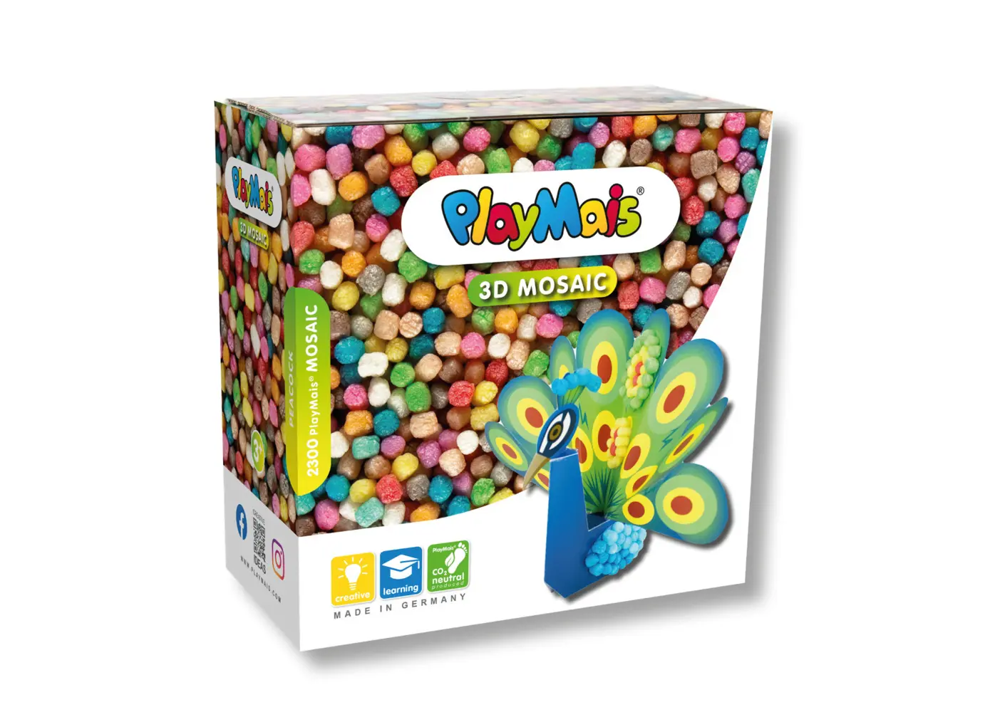 Cover: 4041077011311 | PlayMais® MOSAIC 3D PEACOCK | In Karton | 160871 | Deutsch | 2022