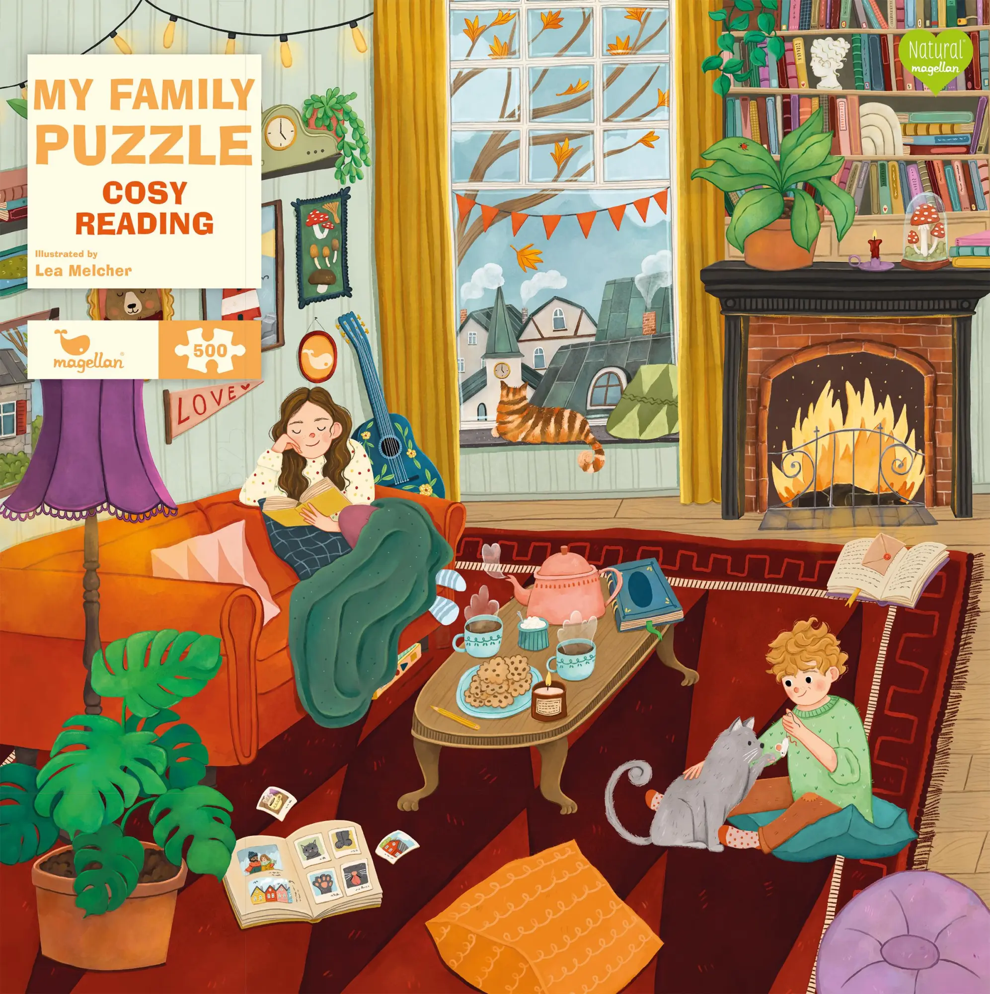 Cover: 4260671131311 | My Family Puzzle - Cosy Reading | Lea Melcher | Spiel | N3131 | 2024