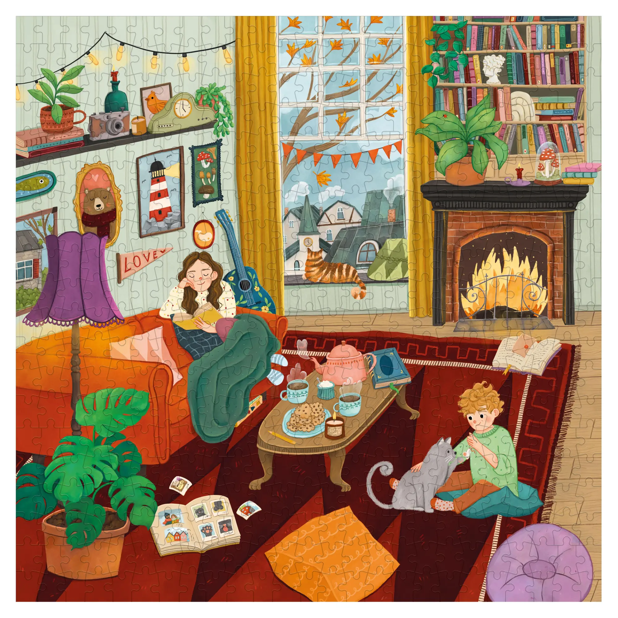 Bild: 4260671131311 | My Family Puzzle - Cosy Reading | Lea Melcher | Spiel | N3131 | 2024