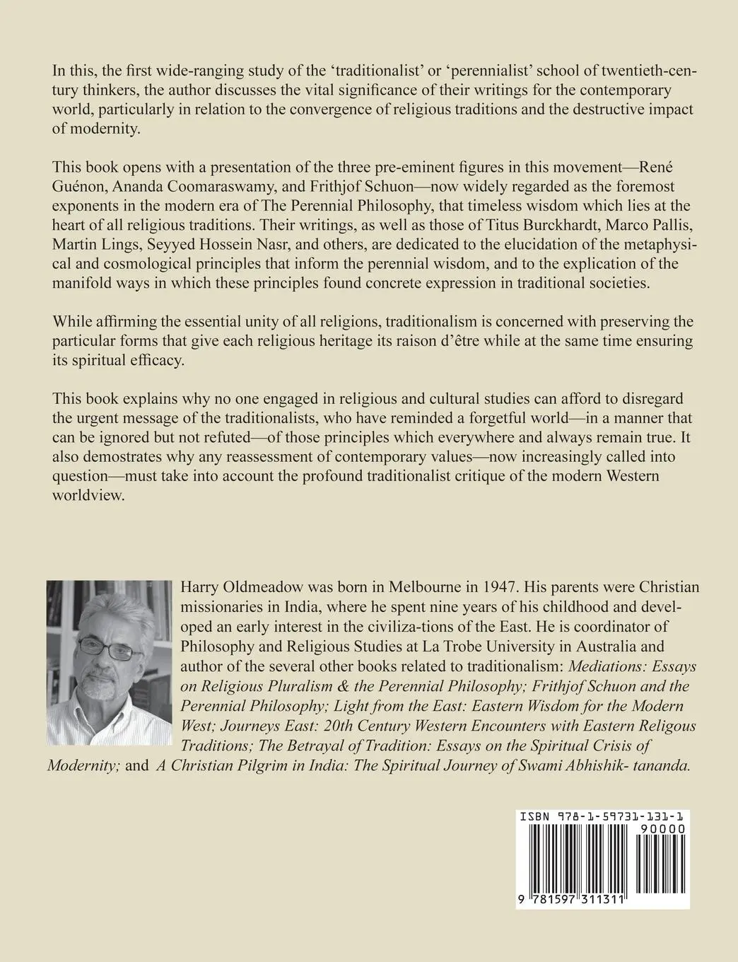 Rückseite: 9781597311311 | Traditionalism | Religion in the light of the Perennial Philosophy