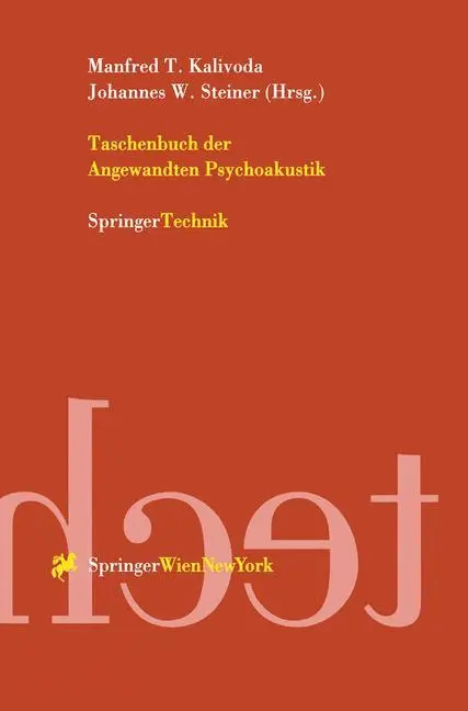 Cover: 9783211831311 | Taschenbuch der Angewandten Psychoakustik | Steiner (u. a.) | Buch | x