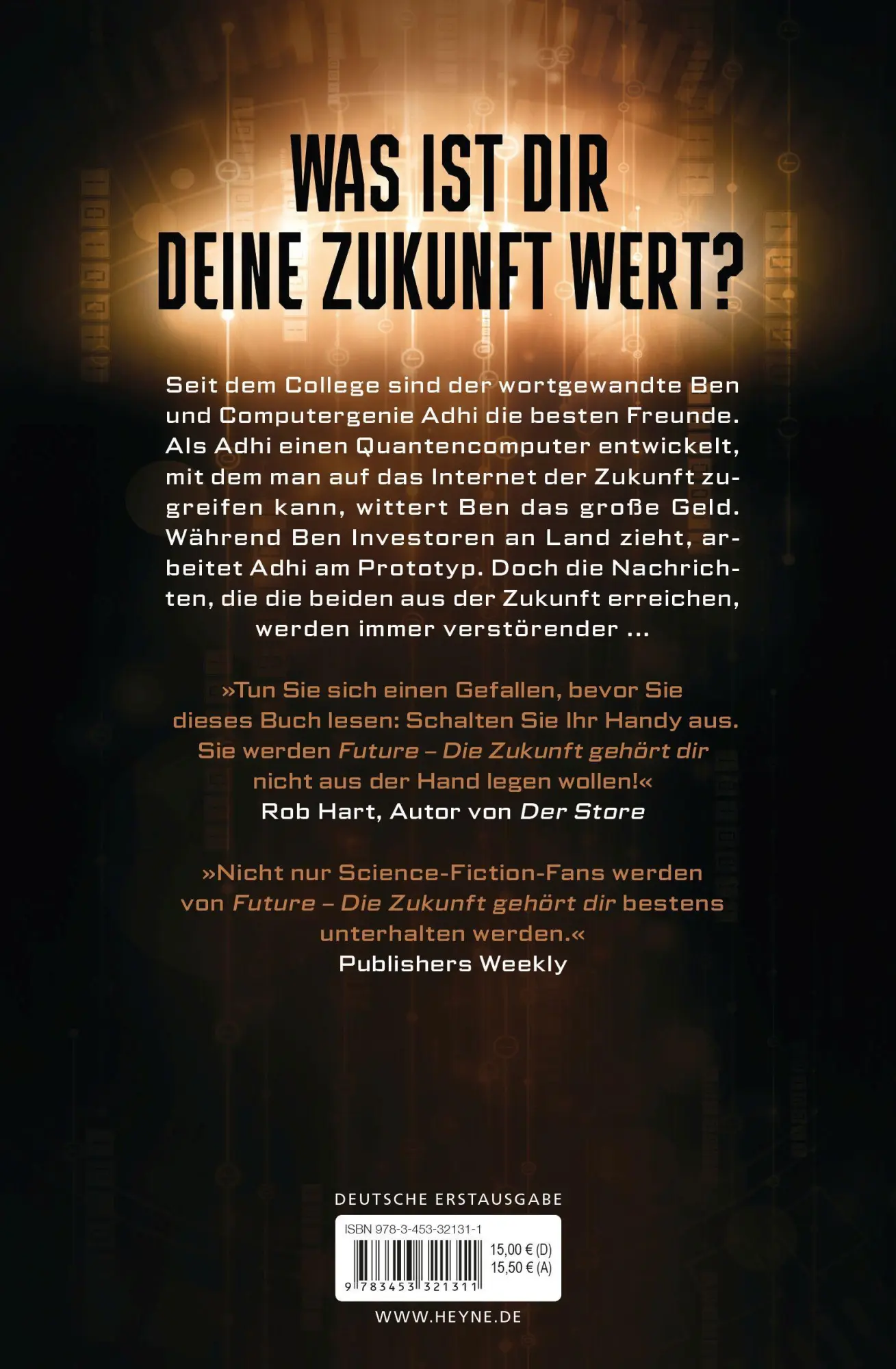Bild: 9783453321311 | Future - Die Zukunft gehört dir | Roman | Dan Frey | Taschenbuch