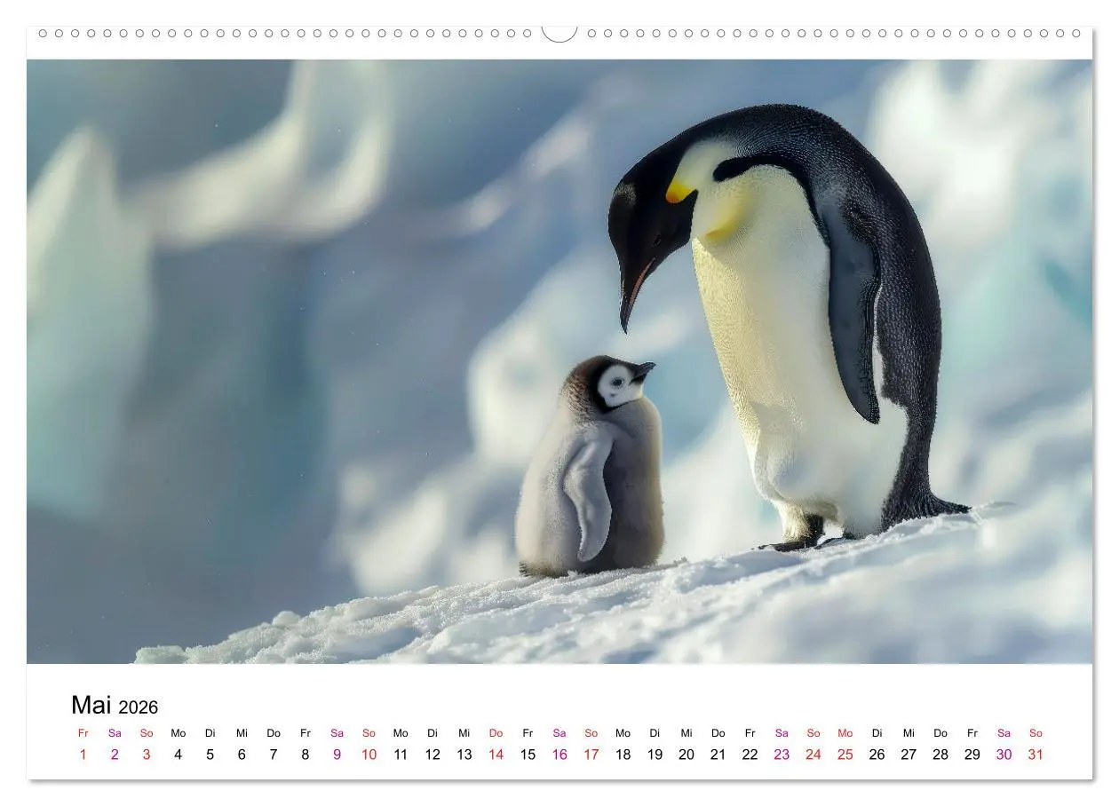 Bild: 9783457381311 | Maritim pur - Pinguine (hochwertiger Premium Wandkalender 2026 DIN...