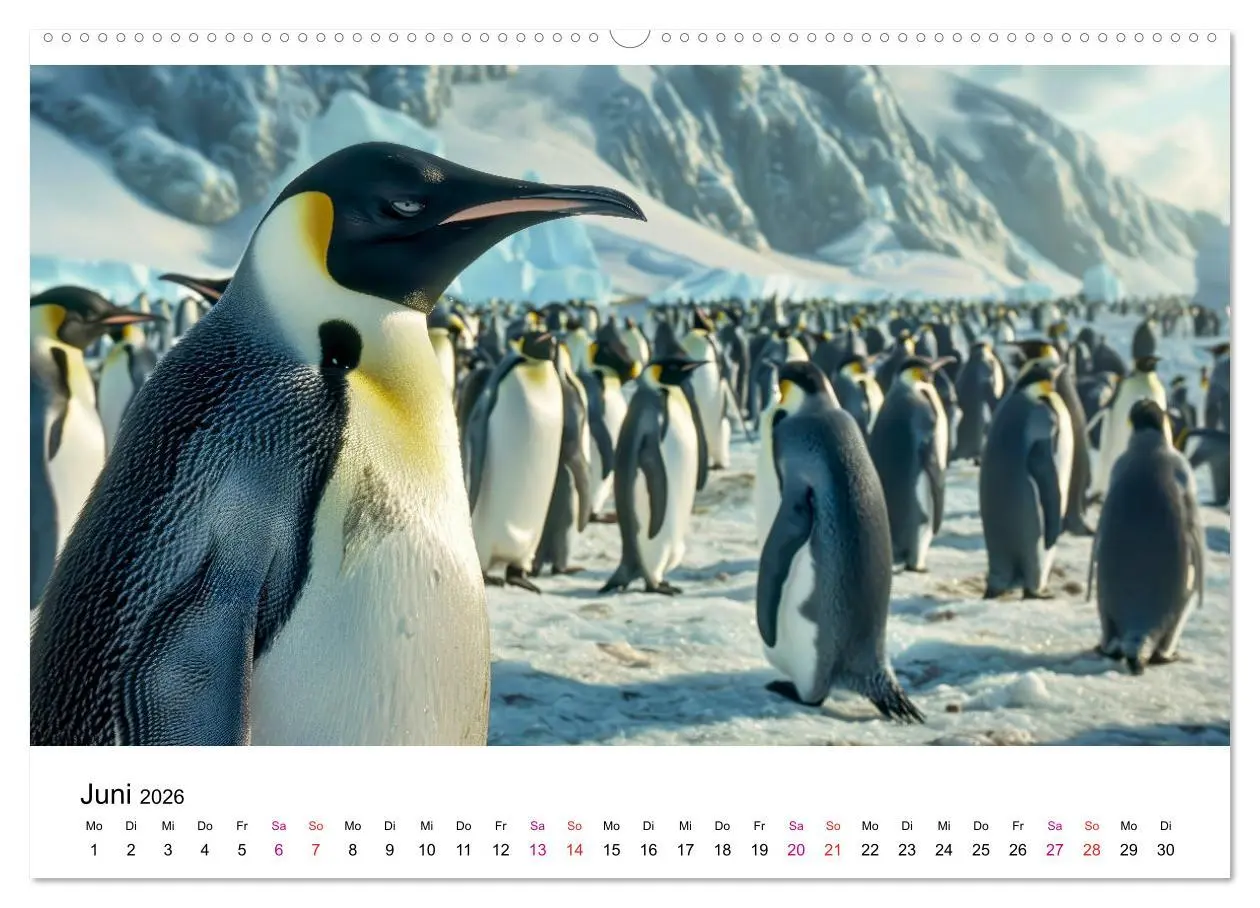 Bild: 9783457381311 | Maritim pur - Pinguine (hochwertiger Premium Wandkalender 2026 DIN...