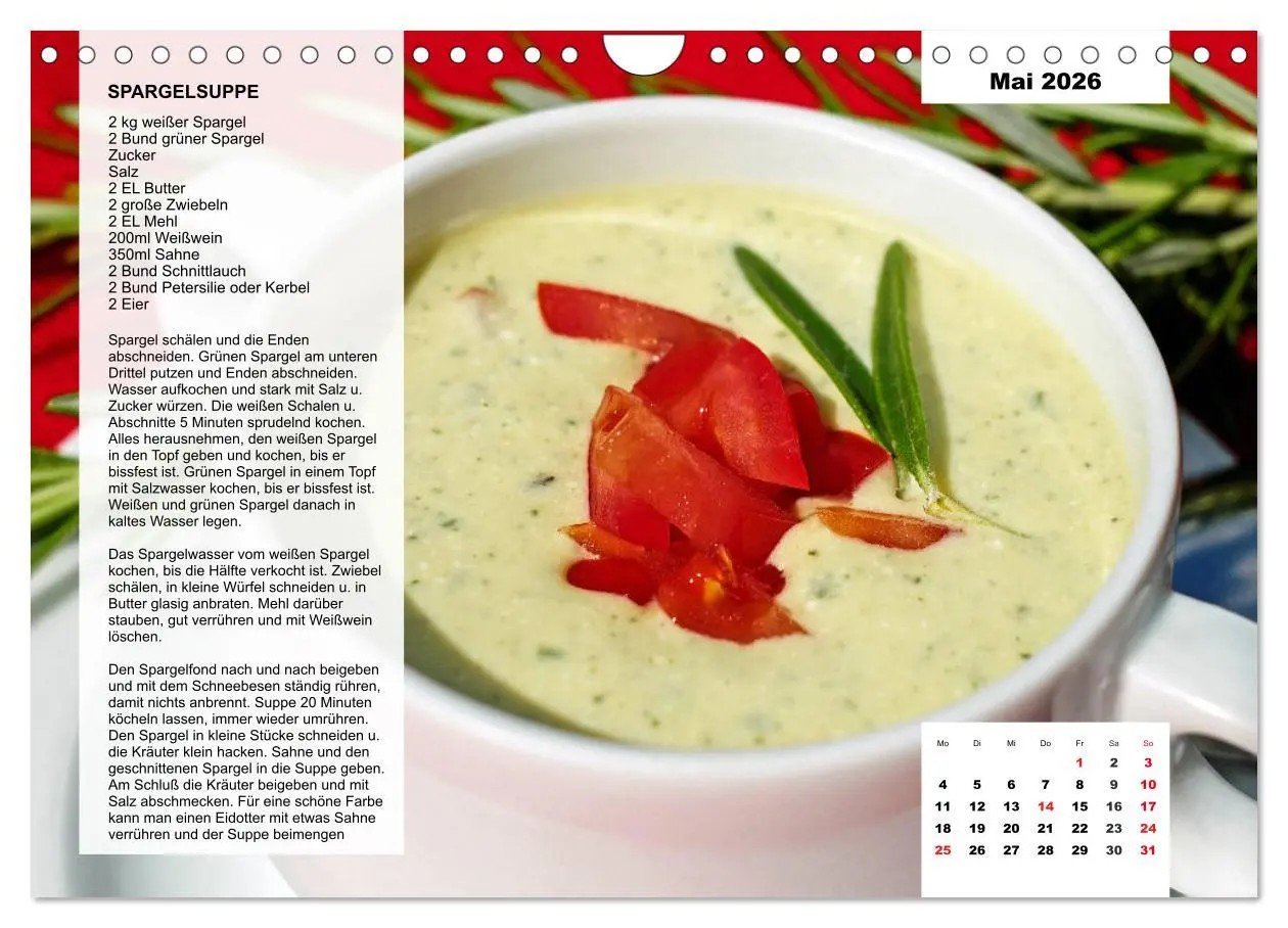 Bild: 9783457761311 | Aus der Suppenküche. Küchenkalender mit tollen Rezepten...