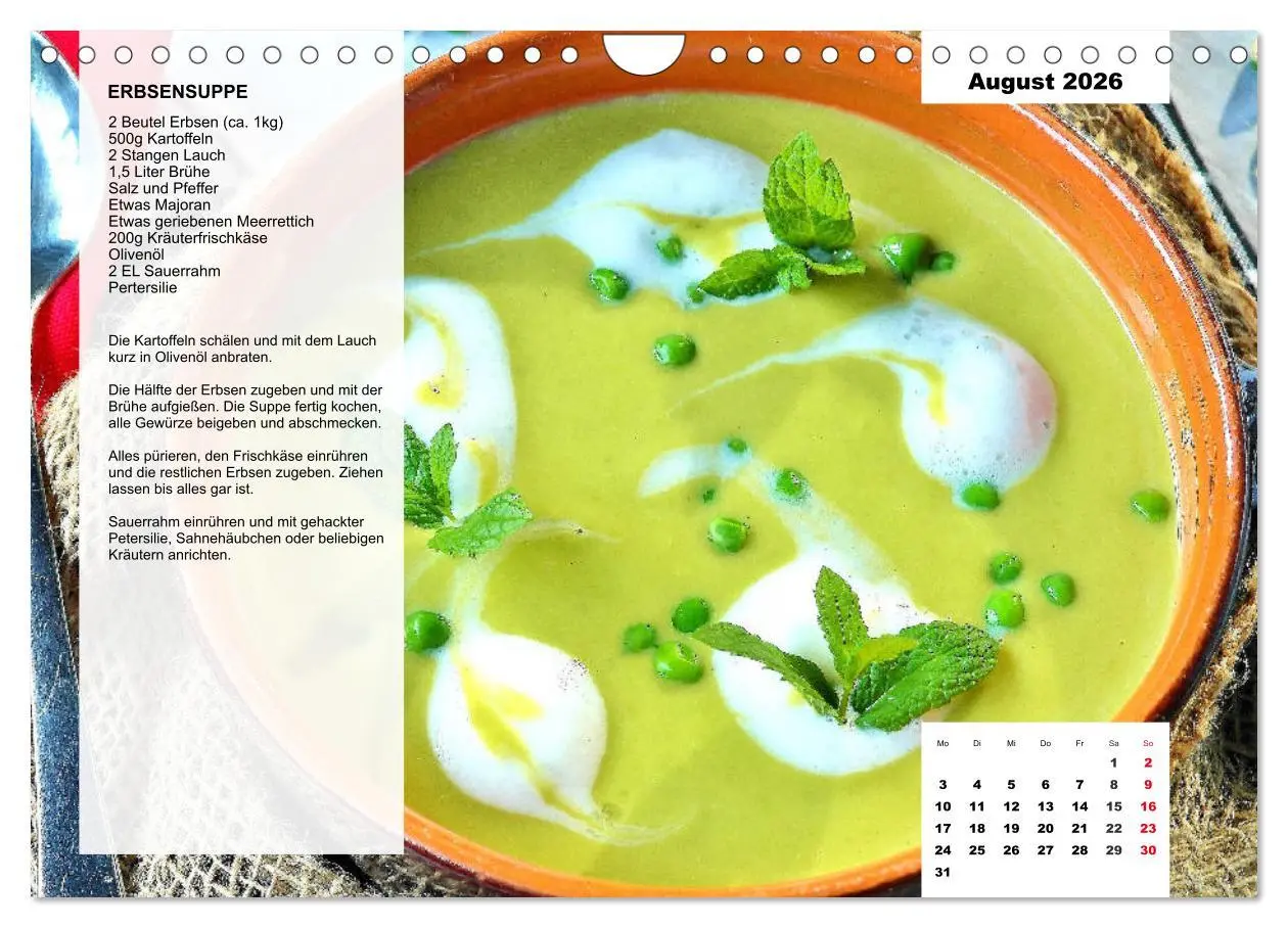 Bild: 9783457761311 | Aus der Suppenküche. Küchenkalender mit tollen Rezepten...