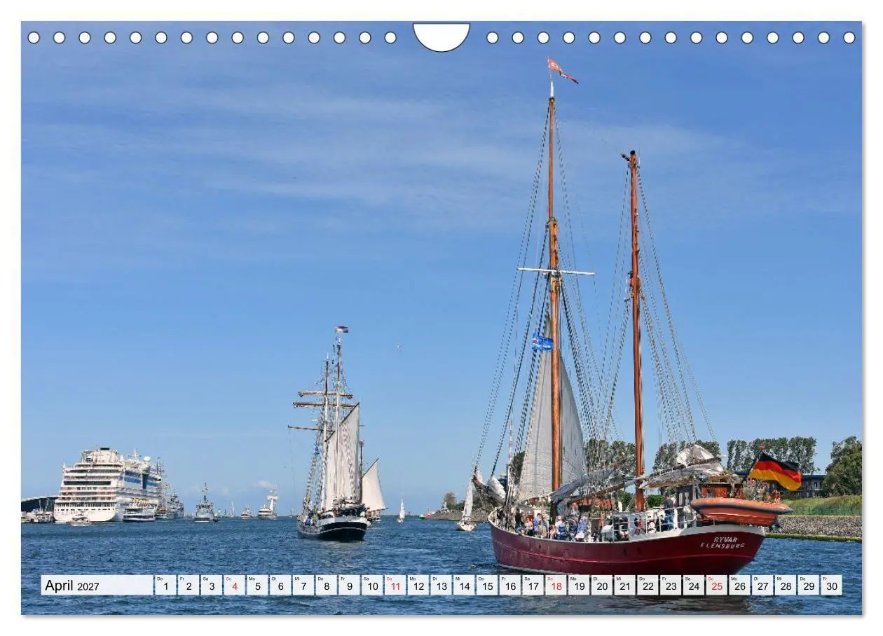 Bild: 9783569631311 | Die HANSE SAIL Das große Seglertreffen in Rostock (Wandkalender...